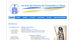 Desktop Screenshot of compostelle-vienne.org