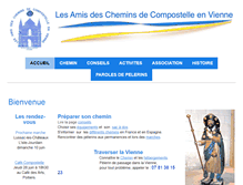 Tablet Screenshot of compostelle-vienne.org
